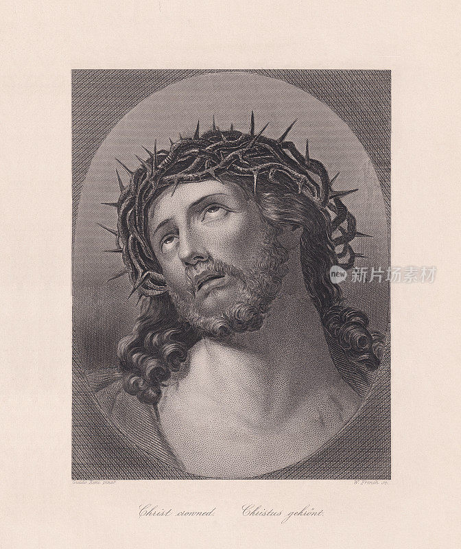 《Homo》，Guido Reni绘制，钢雕刻，1863年出版
